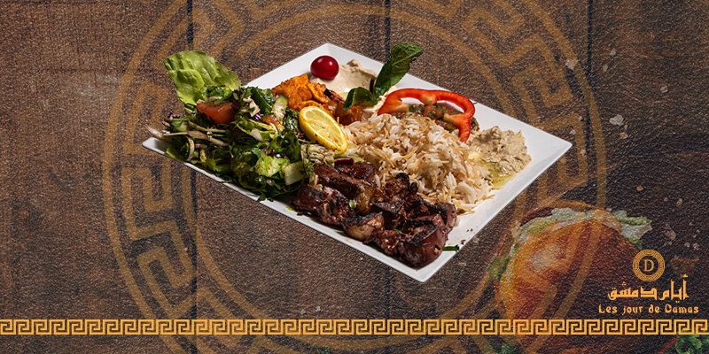 Les jours de Damas - Brochettes de fois Brochettes de fois